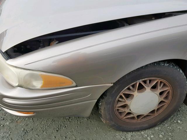 1G4HR54K11U112975 - 2001 BUICK LESABRE LI GOLD photo 9