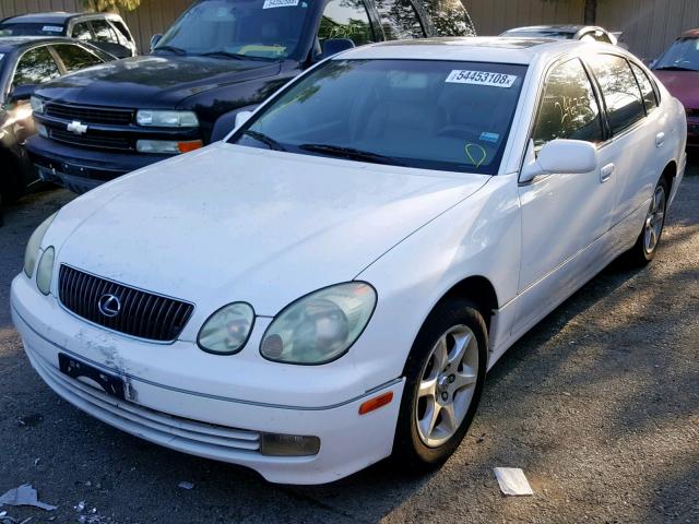 JT8BD69S420168441 - 2002 LEXUS GS 300 WHITE photo 2