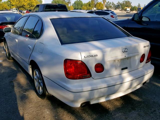 JT8BD69S420168441 - 2002 LEXUS GS 300 WHITE photo 3