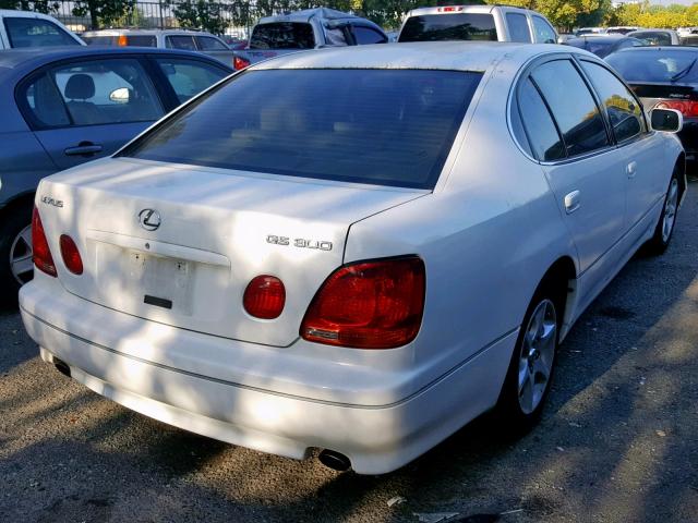 JT8BD69S420168441 - 2002 LEXUS GS 300 WHITE photo 4