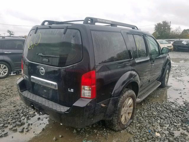 5N1AR18W56C617101 - 2006 NISSAN PATHFINDER BLACK photo 4