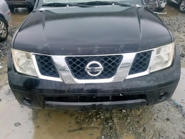 5N1AR18W56C617101 - 2006 NISSAN PATHFINDER BLACK photo 9