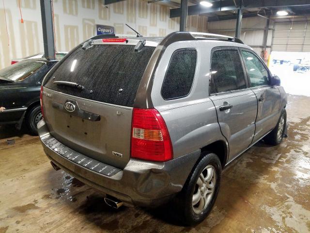 KNDJE723X67229999 - 2006 KIA NEW SPORTA GRAY photo 4