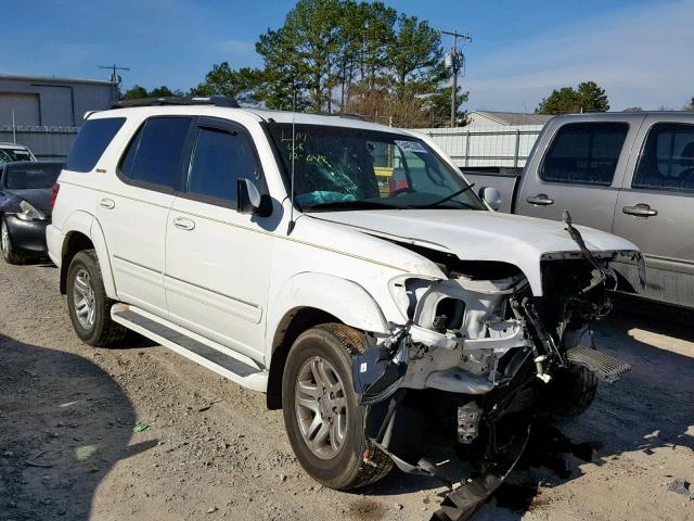 5TDZT38A73S161041 - 2003 TOYOTA SEQUOIA LI WHITE photo 1