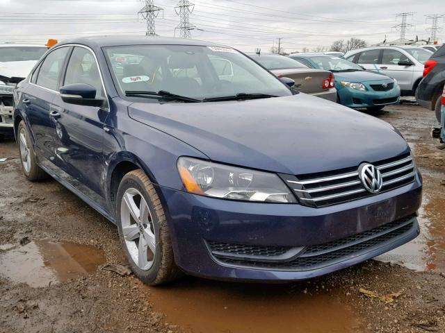 1VWAS7A37EC059419 - 2014 VOLKSWAGEN PASSAT S BLUE photo 1