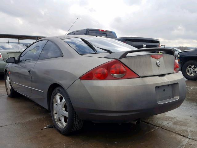 1ZWHT61L9X5751884 - 1999 MERCURY COUGAR V6 GRAY photo 3