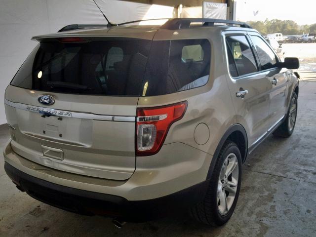 1FMHK7F85BGA22276 - 2011 FORD EXPLORER L GOLD photo 4