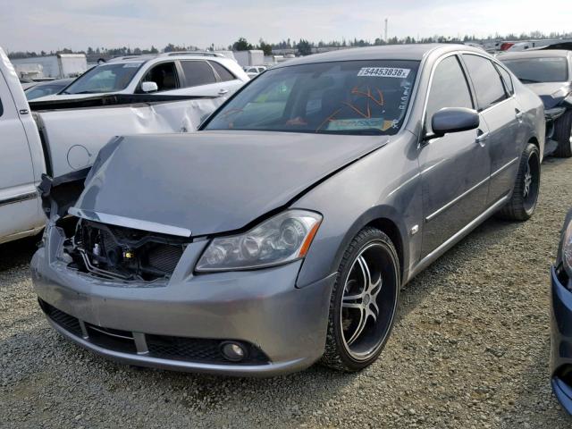 JNKBY01E46M203422 - 2006 INFINITI M45 BASE GRAY photo 2