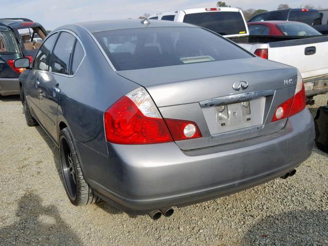 JNKBY01E46M203422 - 2006 INFINITI M45 BASE GRAY photo 3