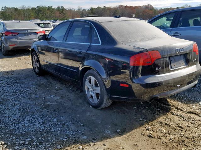 WAUAF78E36A167836 - 2006 AUDI A4 2 BLACK photo 3