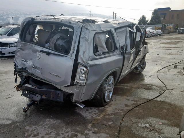 5N1AA0NE8AN600965 - 2010 NISSAN ARMADA PLA SILVER photo 4