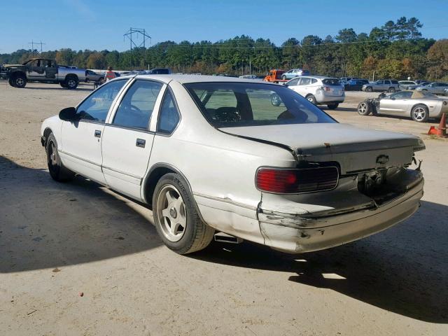 1G1BL52W6TR194931 - 1996 CHEVROLET CAPRICE CL WHITE photo 3