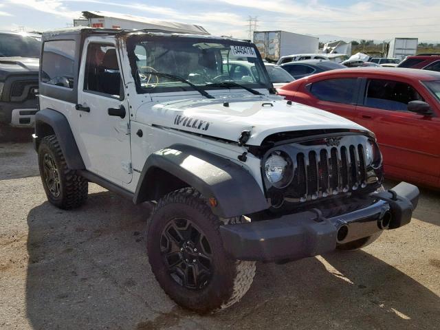 1C4AJWAG6HL611385 - 2017 JEEP WRANGLER S WHITE photo 1