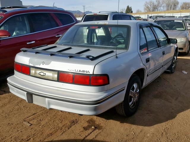 2G1WL54T9P1119787 - 1993 CHEVROLET LUMINA SILVER photo 4