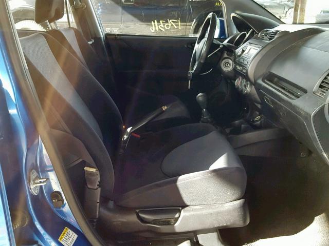 JHMGD37697S027676 - 2007 HONDA FIT S 蓝色 照片 5