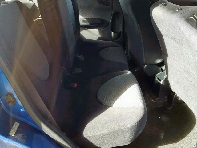 JHMGD37697S027676 - 2007 HONDA FIT S 蓝色 照片 6