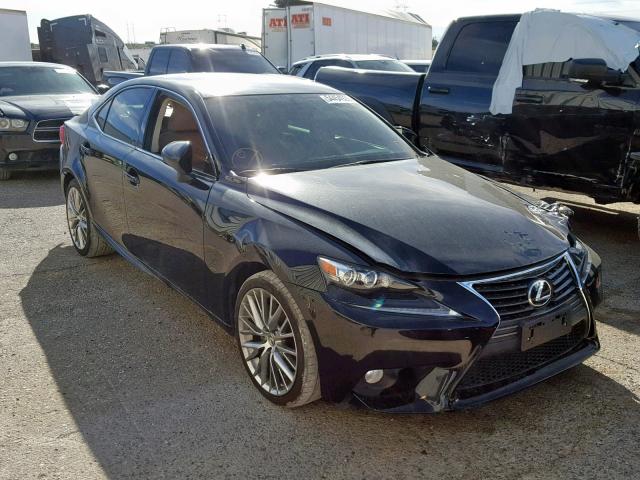 JTHBF1D23E5030224 - 2014 LEXUS IS 250 BLACK photo 1