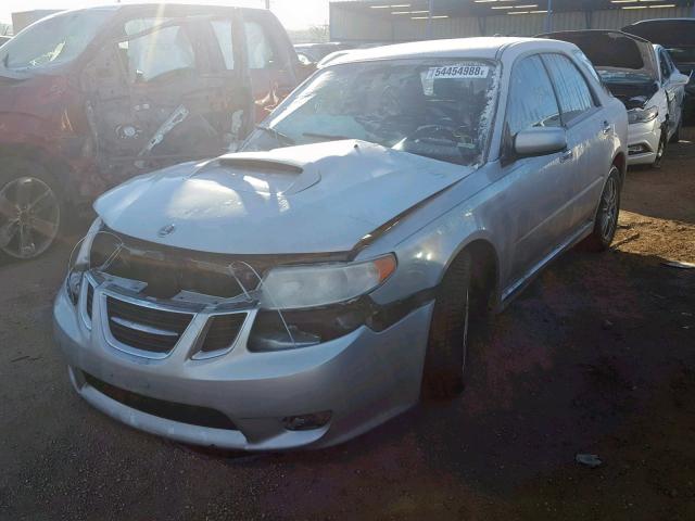 JF4GG22615G056219 - 2005 SAAB 9-2 AERO SILVER photo 2