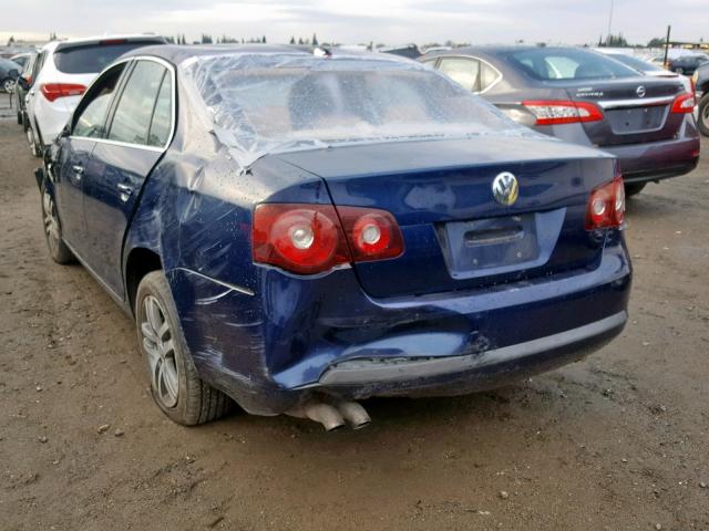 3VWRT71K06M699690 - 2006 VOLKSWAGEN JETTA TDI BLUE photo 3