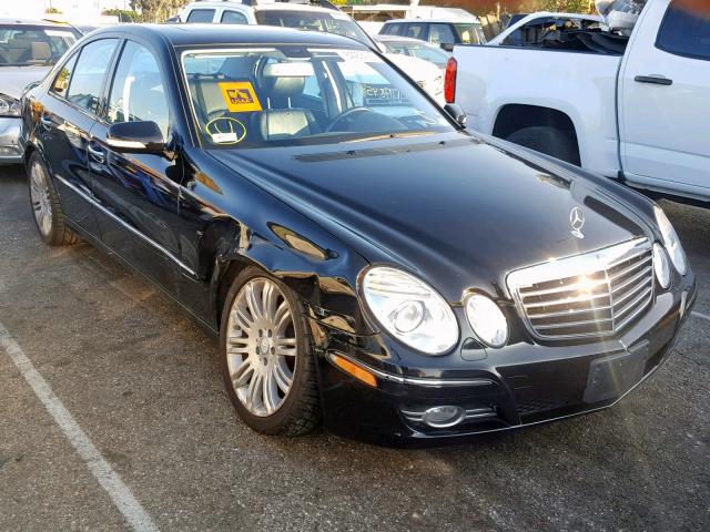 WDBUF56X78B242686 - 2008 MERCEDES-BENZ E 350 BLACK photo 1