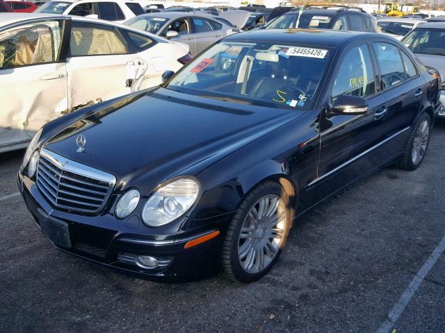 WDBUF56X78B242686 - 2008 MERCEDES-BENZ E 350 BLACK photo 2