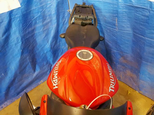 SMTD00NS88J317723 - 2008 TRIUMPH MOTORCYCLE DAYTONA 67 RED photo 6