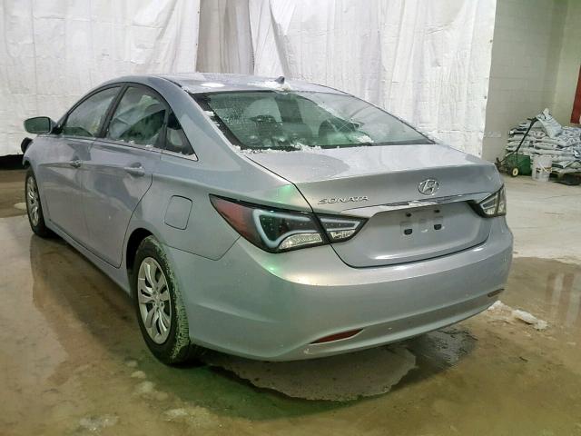 5NPEB4AC7BH097171 - 2011 HYUNDAI SONATA GLS SILVER photo 3