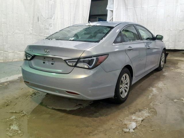 5NPEB4AC7BH097171 - 2011 HYUNDAI SONATA GLS SILVER photo 4