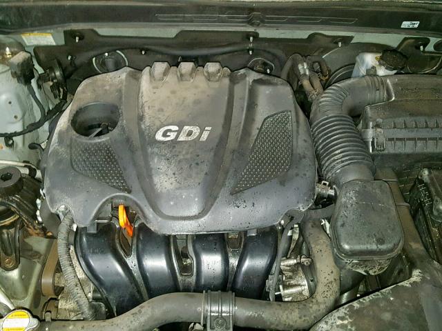 5NPEB4AC7BH097171 - 2011 HYUNDAI SONATA GLS SILVER photo 7