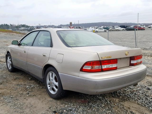 JT8BF28G710303121 - 2001 LEXUS ES 300 GOLD photo 3