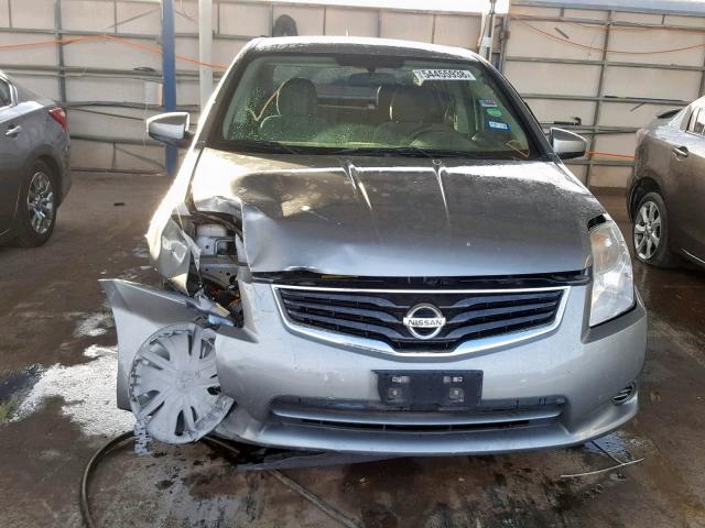 3N1AB6AP4BL649547 - 2011 NISSAN SENTRA 2.0 SILVER photo 10