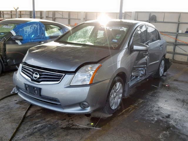 3N1AB6AP4BL649547 - 2011 NISSAN SENTRA 2.0 SILVER photo 2