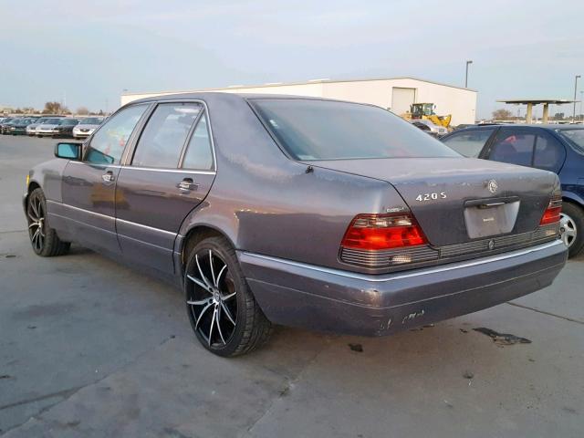 WDBGA43E7TA289353 - 1996 MERCEDES-BENZ S 420 GRAY photo 3