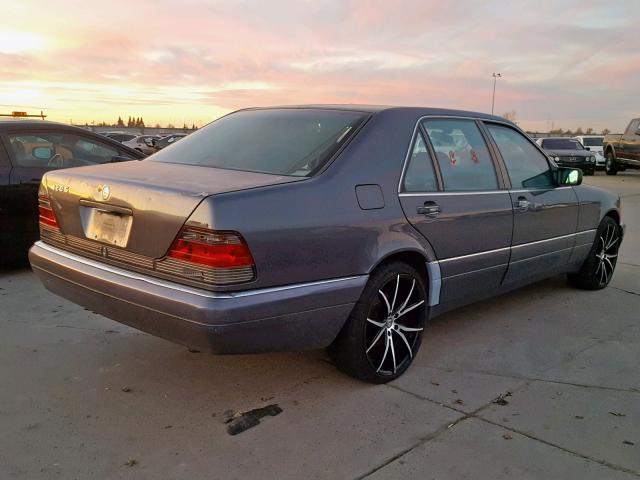 WDBGA43E7TA289353 - 1996 MERCEDES-BENZ S 420 GRAY photo 4