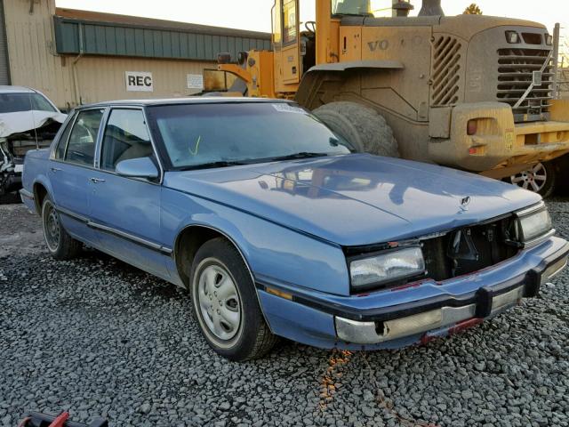 1G4HP54C4MH452925 - 1991 BUICK LESABRE CU BLUE photo 1