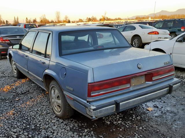 1G4HP54C4MH452925 - 1991 BUICK LESABRE CU BLUE photo 3