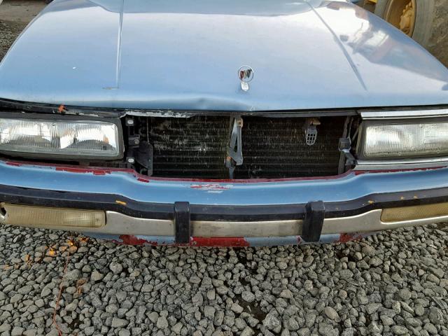 1G4HP54C4MH452925 - 1991 BUICK LESABRE CU BLUE photo 9