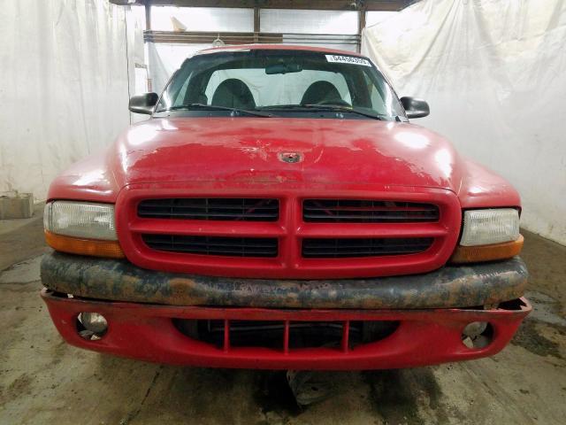 1B7FL26X9XS322135 - 1999 DODGE DAKOTA RED photo 9