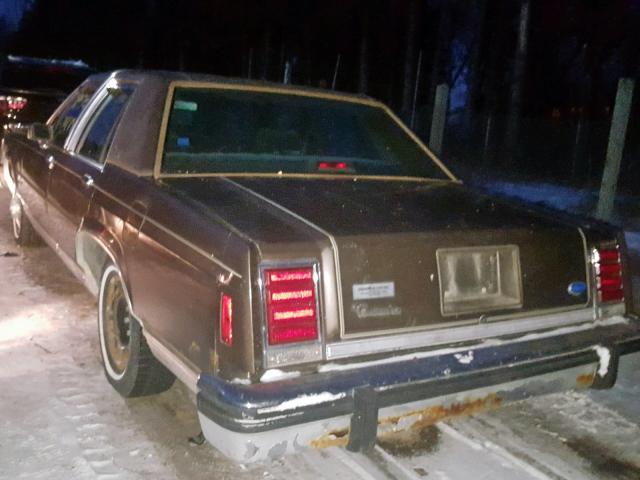 2FABP43F6GX157559 - 1986 FORD LTD CROWN GRAY photo 3