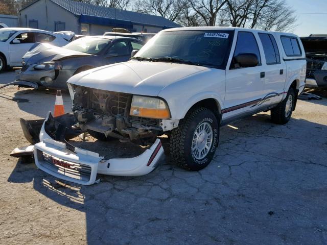 1GTDT13W61K260620 - 2001 GMC SONOMA WHITE photo 2