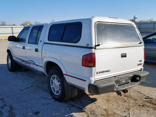 1GTDT13W61K260620 - 2001 GMC SONOMA WHITE photo 3