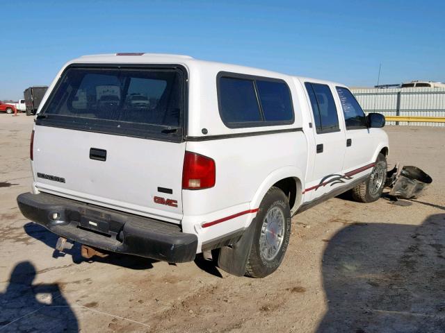 1GTDT13W61K260620 - 2001 GMC SONOMA WHITE photo 4