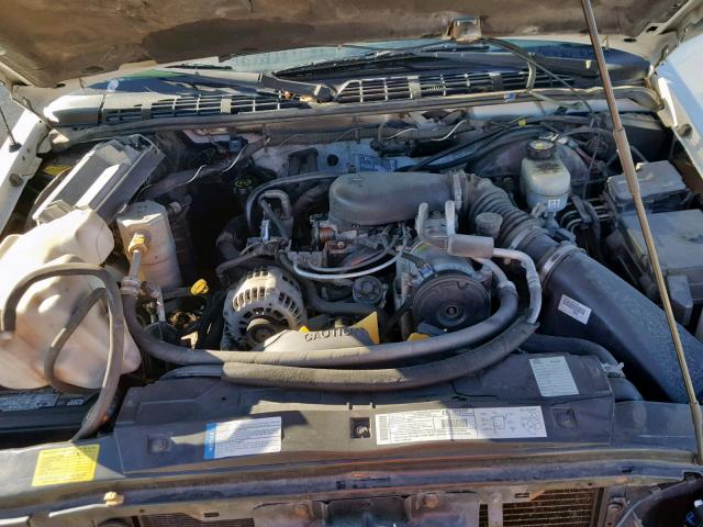 1GTDT13W61K260620 - 2001 GMC SONOMA WHITE photo 7