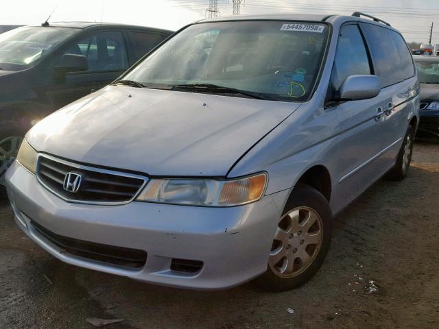 5FNRL18672B031327 - 2002 HONDA ODYSSEY EX SILVER photo 2