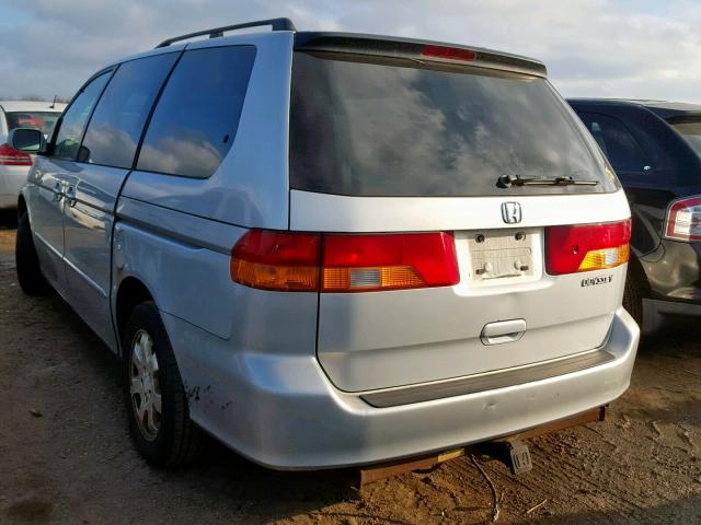 5FNRL18672B031327 - 2002 HONDA ODYSSEY EX SILVER photo 3