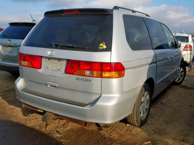 5FNRL18672B031327 - 2002 HONDA ODYSSEY EX SILVER photo 4