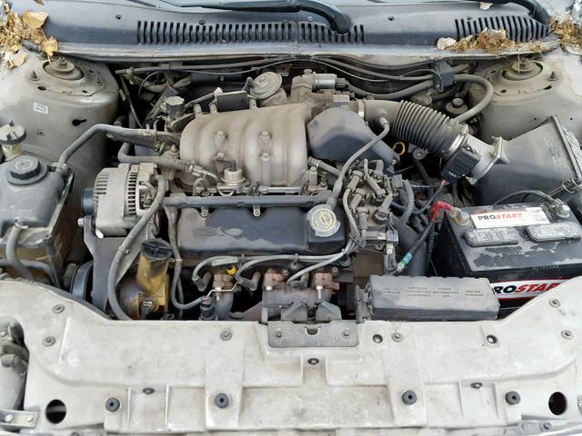 1FALP52UXTA238612 - 1996 FORD TAURUS GL SILVER photo 7