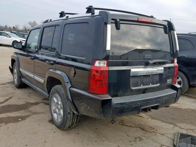 1J8HG58206C141779 - 2006 JEEP COMMANDER შავი ფოტო 3