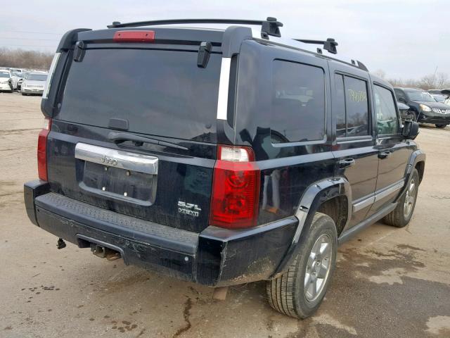 1J8HG58206C141779 - 2006 JEEP COMMANDER შავი ფოტო 4