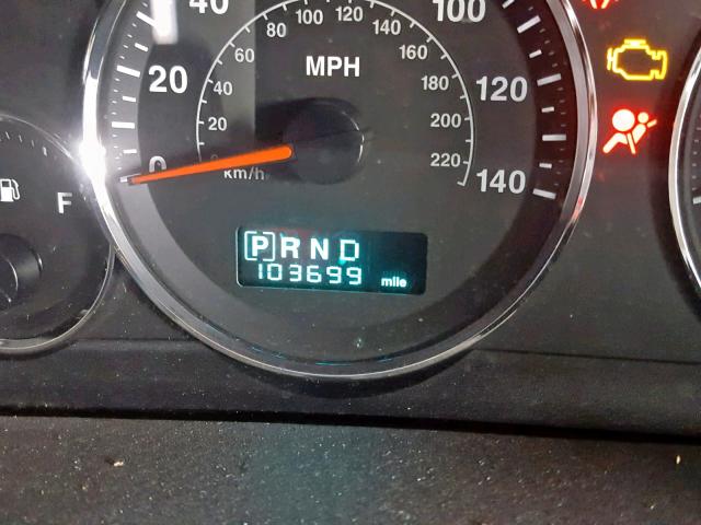 1J8HG58206C141779 - 2006 JEEP COMMANDER შავი ფოტო 8